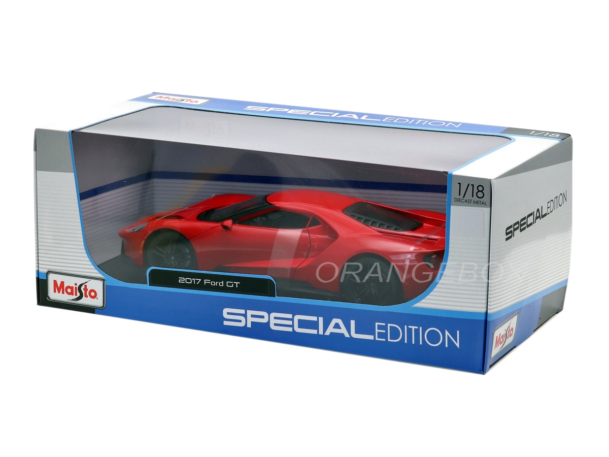 Ford GT 2017 Maisto Special Edition 1:18 Vermelho - 19 anos